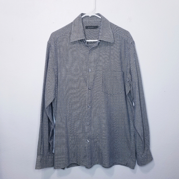 🌸Ermenegildo Zegna | Cashmere Blend Buttondown Shirt L - Picture 2 of 11